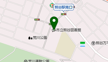 熊谷市立熊谷図書館美術・郷土資料展示室の地図画像