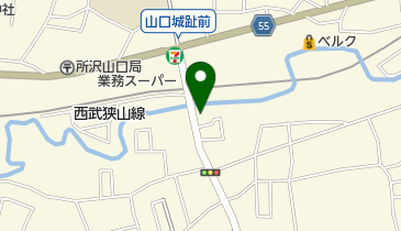 所沢市山口民俗資料館の地図画像