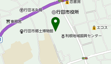 行田市産業文化会館の地図画像