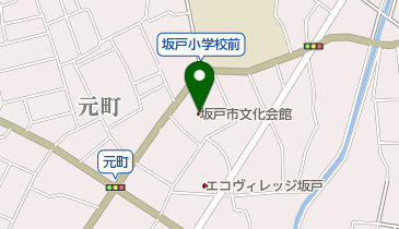 坂戸市文化会館の地図画像