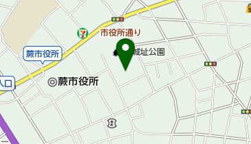 蕨市民会館の地図画像