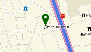 西与野コミュニティホールの地図画像