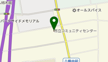 八潮市立コミュニティセンターの地図画像