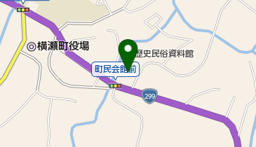 横瀬町町民会館(かわせみ会館)の地図画像