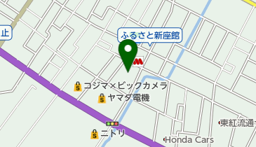 ふるさと新座館ホールの地図画像