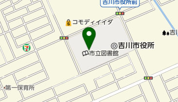 吉川市民交流センターおあしすの地図画像