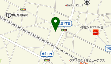 本庄ガスECOはにぽんプラザの地図画像