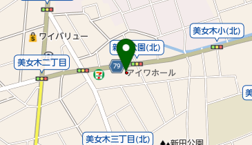 アイワホールの地図画像