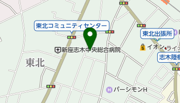 セレモニーホール西部の地図画像