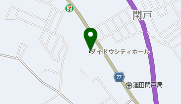 ダイドウシティホールの地図画像