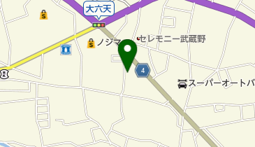 シティホール所沢の地図画像