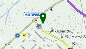 メモリーホール武蔵藤沢の地図画像