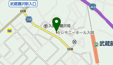 東上セレモニーホール入間の地図画像
