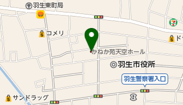 かねか苑天空ホールの地図画像