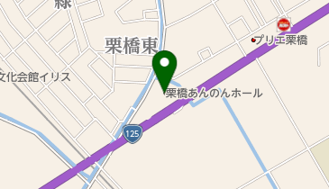 栗橋あんのんホールの地図画像