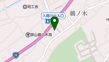 せせらぎホール狭山の地図画像