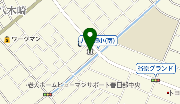 足利銀行春日部支店の地図画像