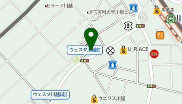 足利銀行川越支店の地図画像