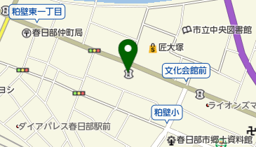 群馬銀行春日部支店の地図画像