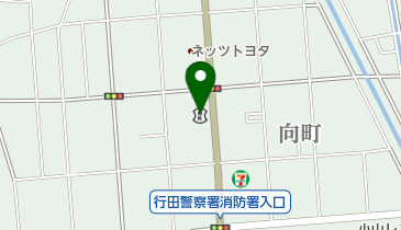 群馬銀行行田支店の地図画像