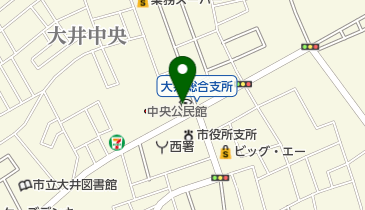 東和銀行大井町支店の地図画像