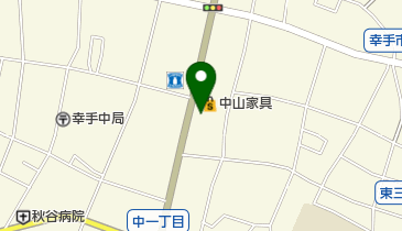武蔵野銀行幸手支店の地図画像