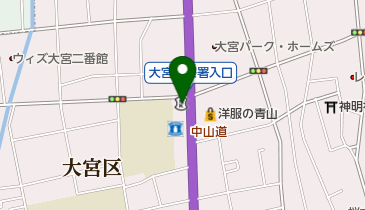 城北信用金庫大宮支店の地図画像