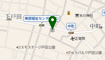 城北信用金庫東戸田支店の地図画像