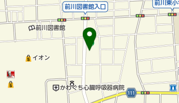 城北信用金庫前川支店の地図画像