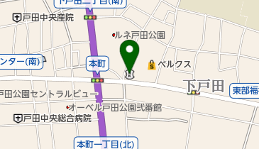 川口信用金庫戸田支店の地図画像