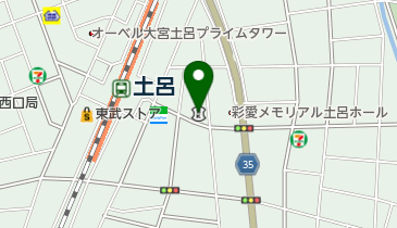 川口信用金庫土呂支店の地図画像