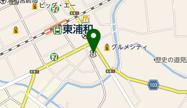 川口信用金庫東浦和駅前支店の地図画像