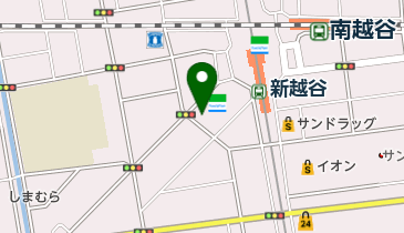 川口信用金庫南越谷支店の地図画像