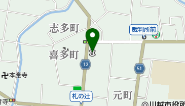 埼玉縣信用金庫川越西支店の地図画像