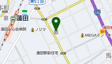 埼玉縣信用金庫蓮田支店の地図画像