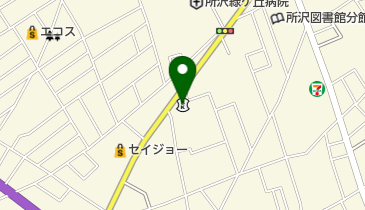 西武信用金庫狭山ヶ丘支店の地図画像