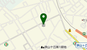 飯能信用金庫狭山ヶ丘支店の地図画像