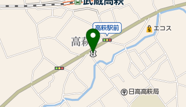 飯能信用金庫高萩支店の地図画像