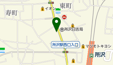 飯能信用金庫所沢支店の地図画像