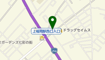 飯能信用金庫ふじみ野支店の地図画像