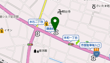 埼玉縣信用金庫上之支店の地図画像