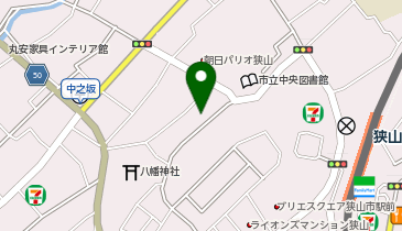 飯能信用金庫新狭山支店の地図画像