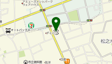 青木信用金庫吉川支店の地図画像