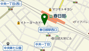 みずほ銀行春日部支店の地図画像