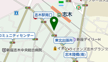 三菱UFJ銀行志木駅前支店の地図画像