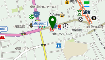 三菱UFJ銀行南浦和支店の地図画像