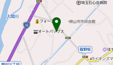 JAいるま野狭山支店の地図画像