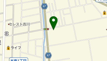 JAさいかつ吉川支店の地図画像