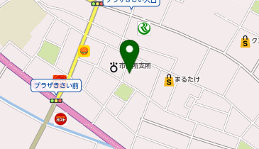 JAほくさい騎西中央支店の地図画像