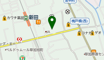 JAさいたま新田支店の地図画像